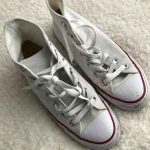 Converse White High Tops
